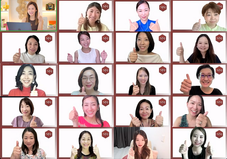 オンライン・グループサポートの様子